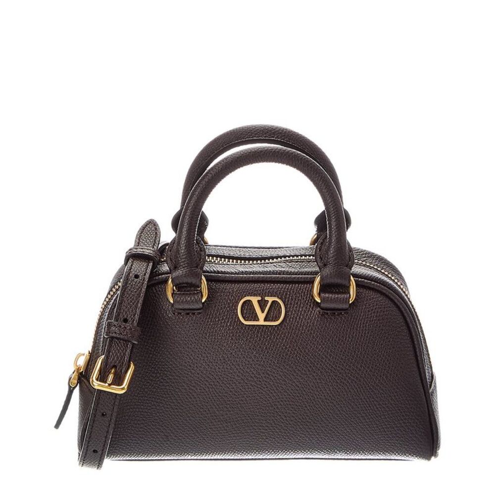 Valentino Vlogo Signature Mini Leather Shoulder Bag
